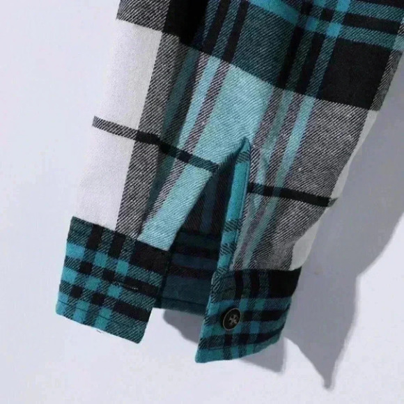 Casual Multicolored Men's Plaid Shirt - Picture 8 of 9